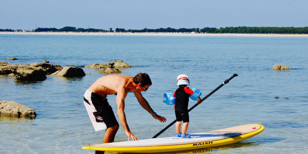 Remar en paddle surf