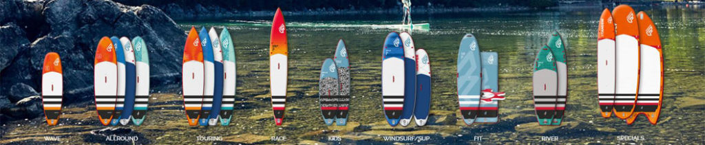 Gamme paddle surf hinchable fanatic